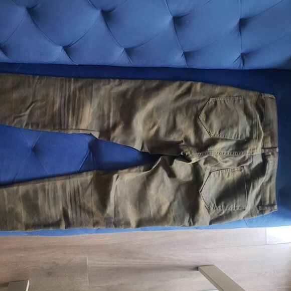 Zara basic denim with army design - Picture 2 of 2